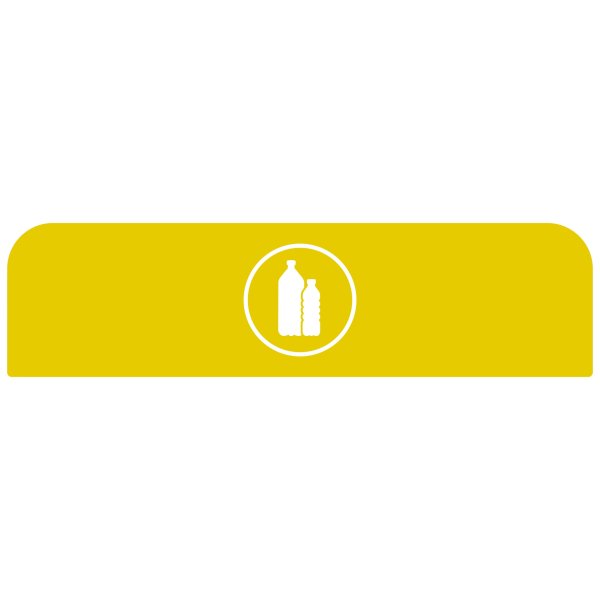 Rubbermaid Hinweisschild 2155294 f. Behältereinheit 125l Kunststoff ge