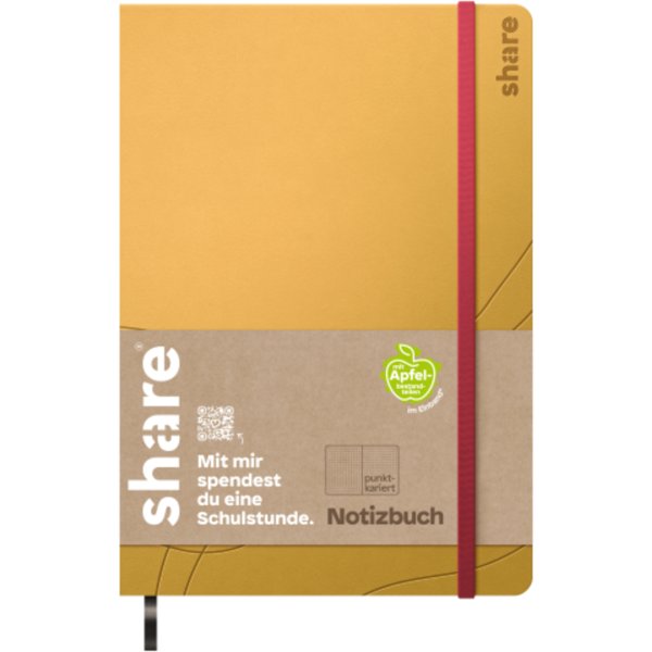 share Notizbuch A5 punktkariert ge