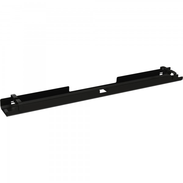 Kabelkanal horizontal beidseitig abklappbar für Tische B2000mm sw