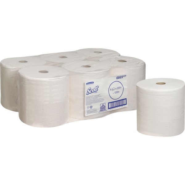 Scott Handtücher PERFORMANCE 6665 200mx20cm ws 6 St./Pack
