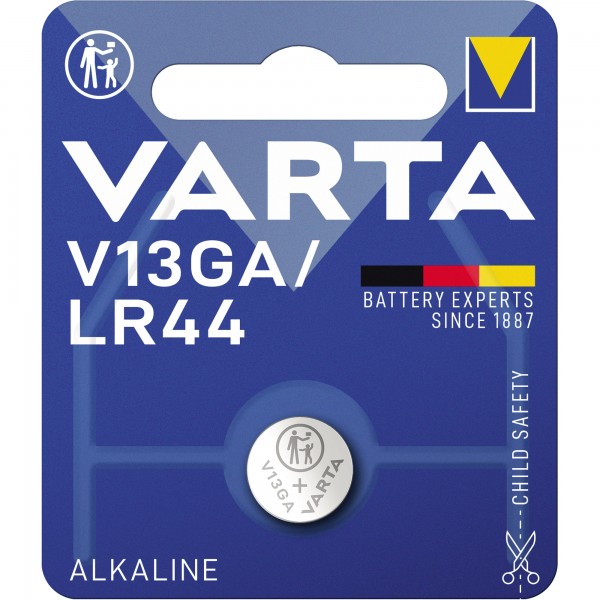 Varta Knopfzelle 04276101401 V13GA 1,5V 125mAh Alkali-Mangan
