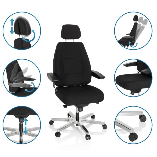 hjh OFFICE Chefsessel 24 Hours