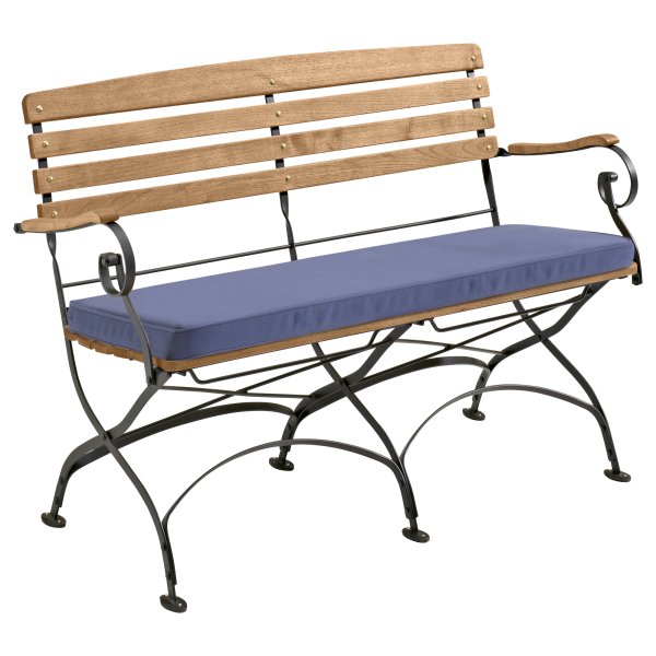 memo Auflage Maja Gartenbank 120cm blau