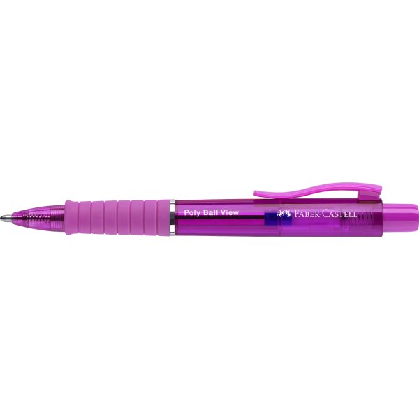 Faber-Castell Kugelschreiber Poly Ball View fuchsia