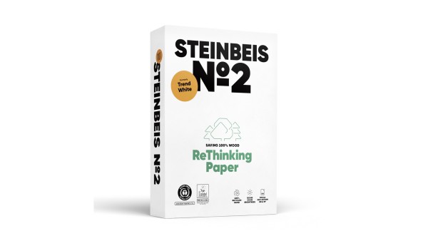 Steinbeis Trend White No.2 A4 80g 500Bl Recycling 80er ISO Weiße 8012a80