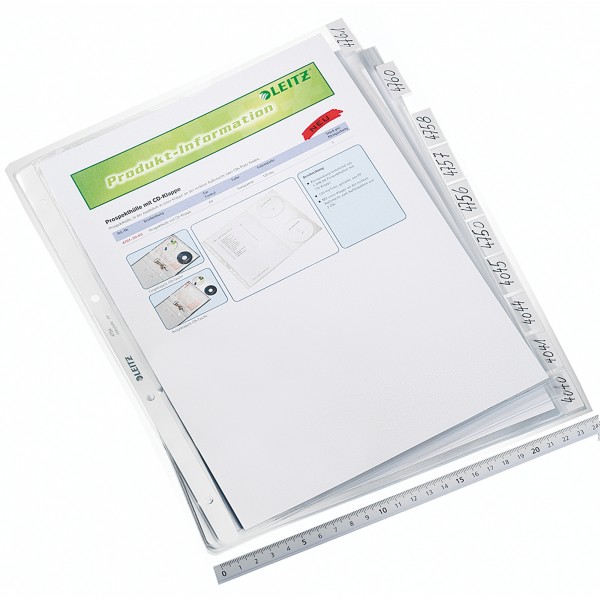 Leitz Prospekthülle 47540003 DIN A4 oben offen 0,13mm PP farblos