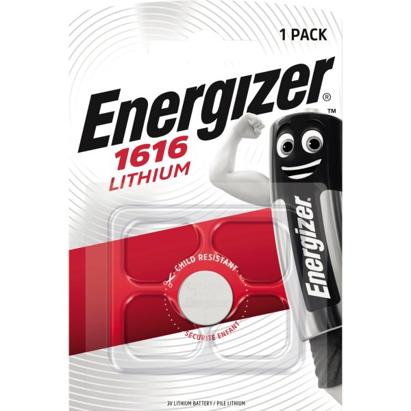 Energizer Knopfzelle CR 1616 E300843903 Lithium