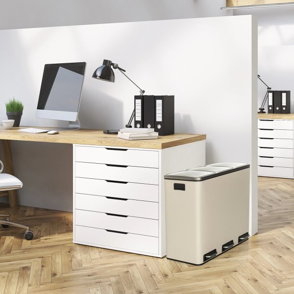 hjh OFFICE Abfallsammler CLEAN IX 54l be