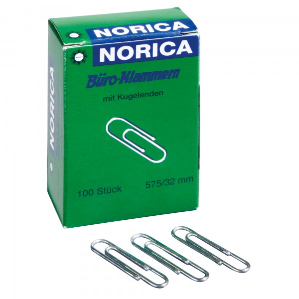 NORICA Briefklammer 2225 32mm verzinkt 100 St./Pack.