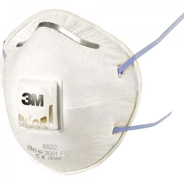 3M Maske 8822 FFP2 mit Ventil 10 St./Pack.