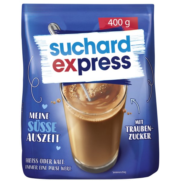 suchard express Kakaopulver Nachfüllbeutel 400g