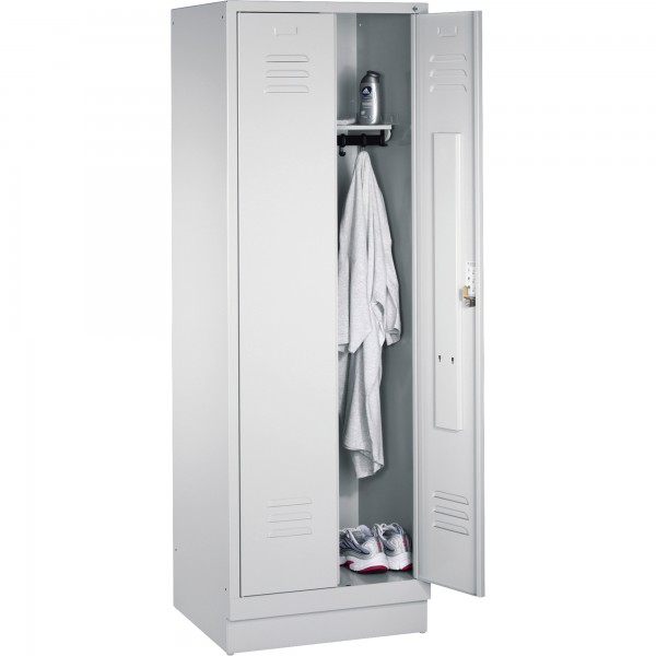 C+P Doppelspind 802220S10000 Sockel 2Abteile B610mm lgr/lgr