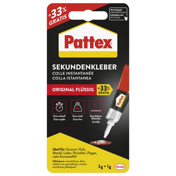 Pattex Sekundenkleber classic BK WA97 4g