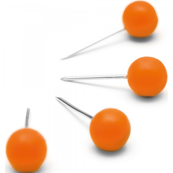 Nobo Pinnwandnadel 1905329 orange 100 St./Pack.