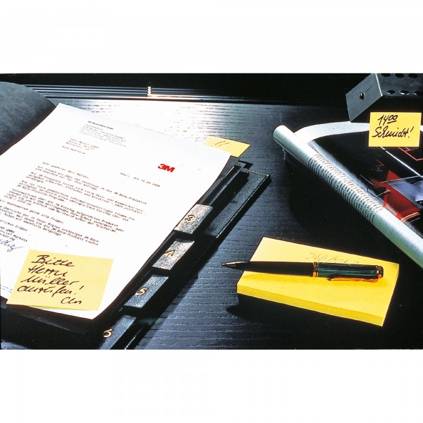 Post-it Haftnotiz 657 CY 76x102mm 100Bl ge 12St