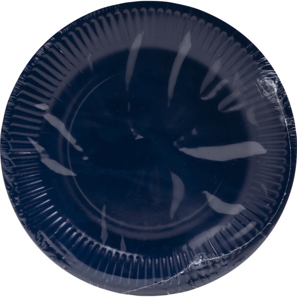 PROnappe Pappteller 23cm marineblau 20St