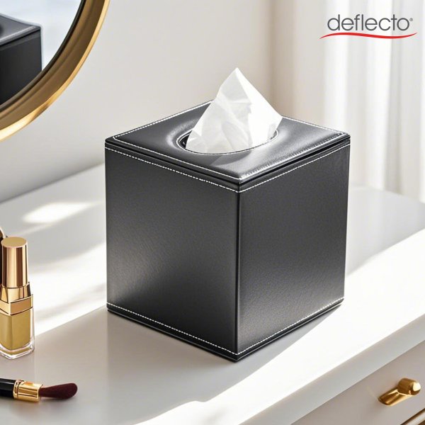 deflecto Papiertuchspender quadratisch sw