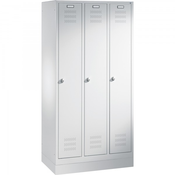 C+P Umkleidespind 1282030S10000 Sockel 3Abteile lgr/lgr