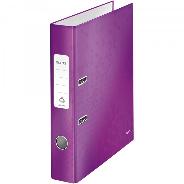 Leitz Ordner WOW 10060062 DIN A4 50mm Pappe violett