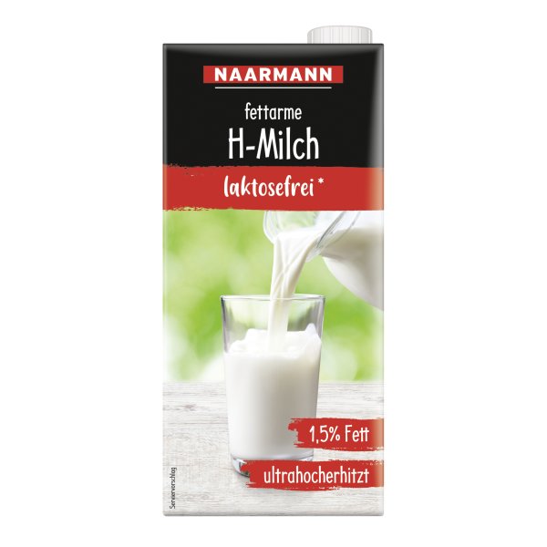 Naarmann H-Milch laktosefrei 1,5Prozent 1l 12St.