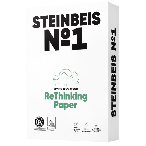Steinbeis Kopierpapier No.1 ISO 70 A4 500Bl.