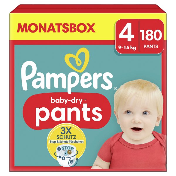 Pampers Pants Baby Dry Gr.4 Maxi 180St.