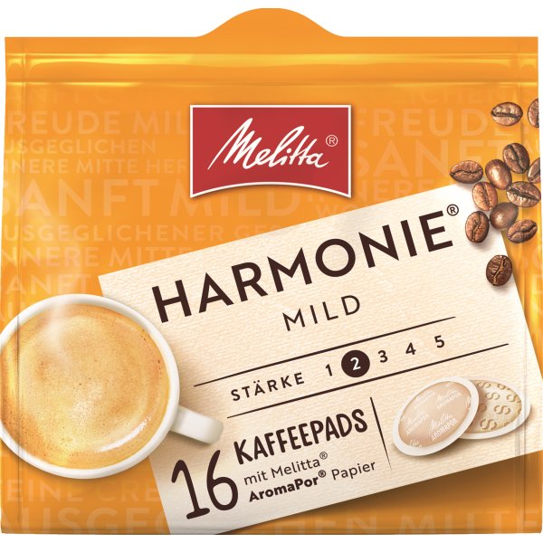 Melitta Kaffeepad Harmonie Mild 16St
