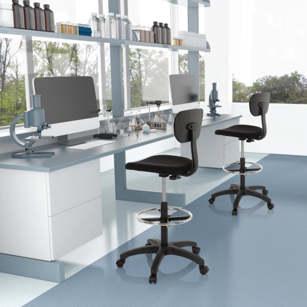 hjh OFFICE Arbeitshocker TOP WORK 05 sw
