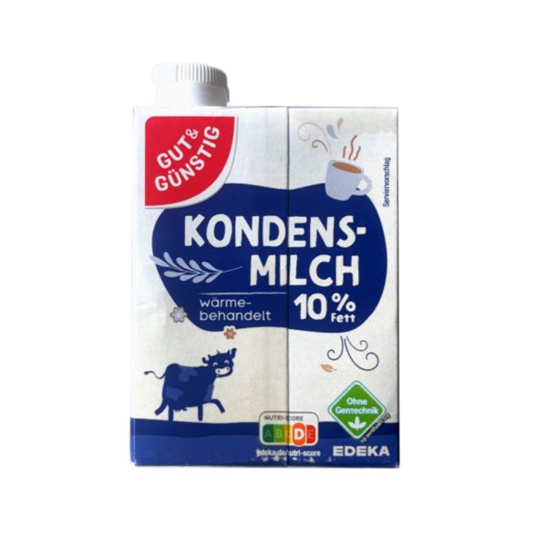 Gut & günstig Kondensmilch 10Prozent 340g