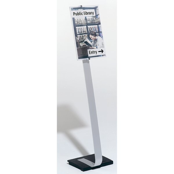 Durable Infodisplay CRYSTAL SIGN STAND A3 alu