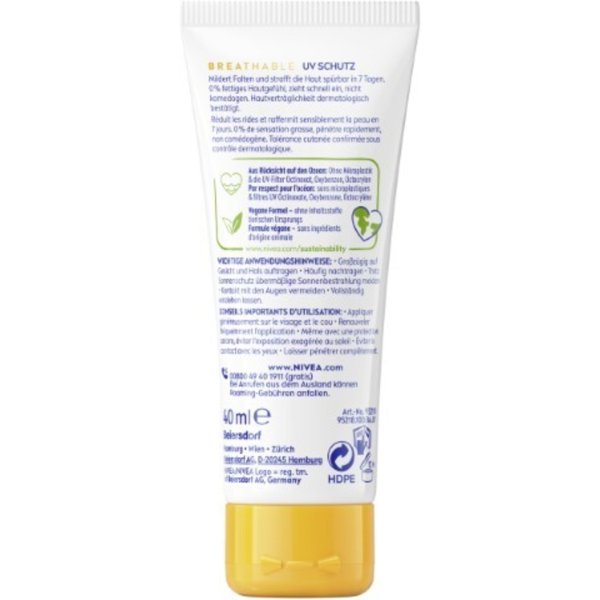 Nivea sun Sonnenschutz Anti- Age LSF50 40ml