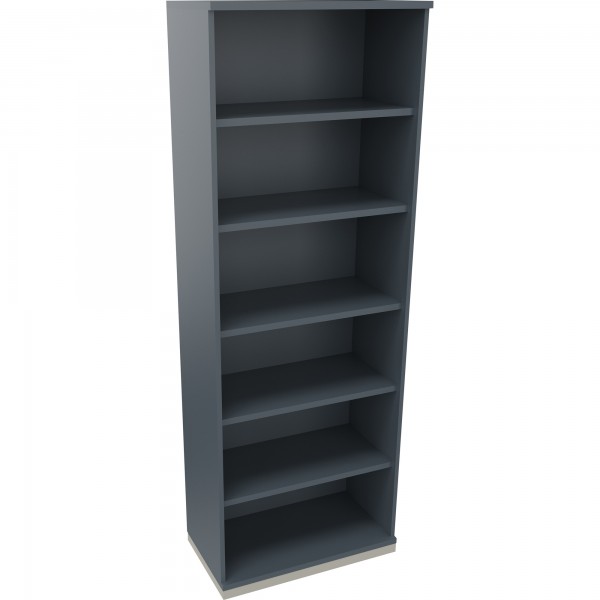 Regal 6OH B800xT442xH2221mm Silberaluminium/Lavagrau