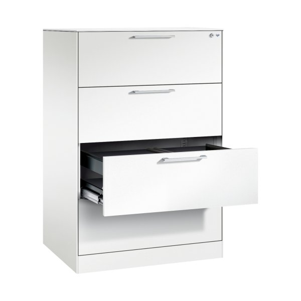 C+P Hängeregistraturschrank Asisto A4 2bahnig rws/rws