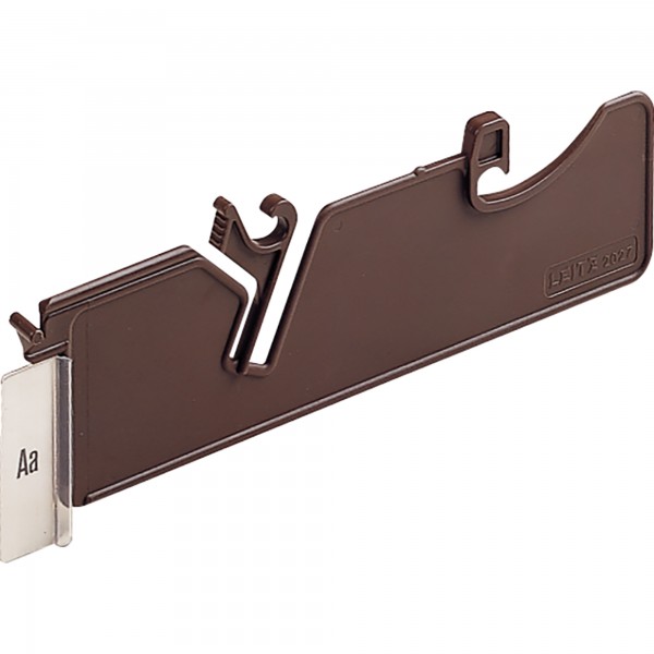 Leitz Pendelleitkarte 20270075 Kunststoff braun