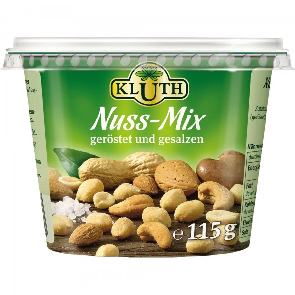 KLUTH Nuss-Mix 153269 geröstet und gesalzen 115g