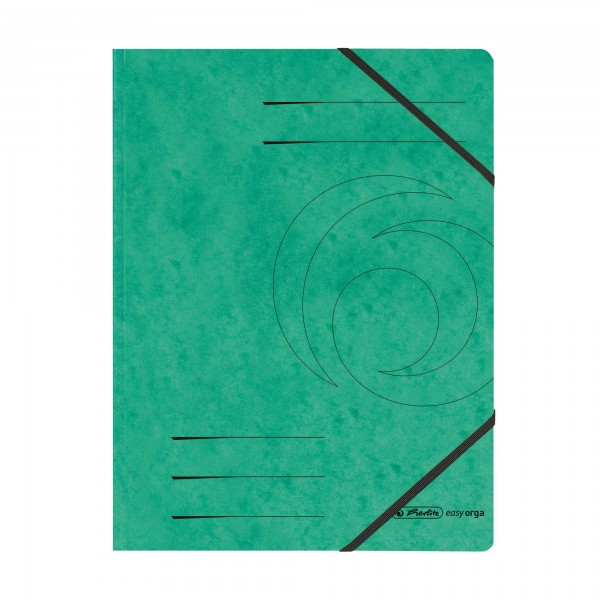 Herlitz Eckspanner 972471 DIN A4 Karton grün