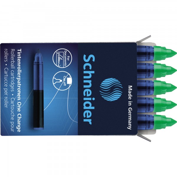 Schneider Tintenrollermine One Change 0,6mm gn 5 St.