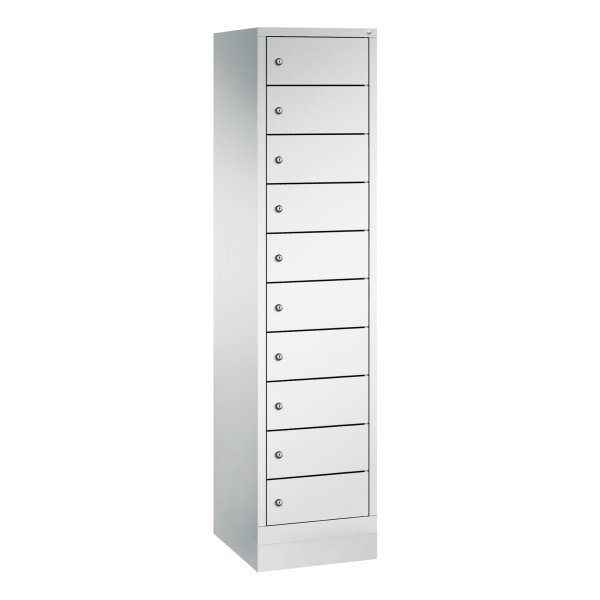 C+P Spind Evolo48 Steckplatz 185x42x50cm lgr/lgr