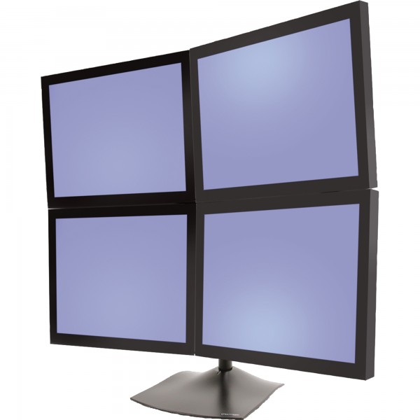 ERGOTRON Monitorständer 33-324-200 für 4 Monitore schwarz