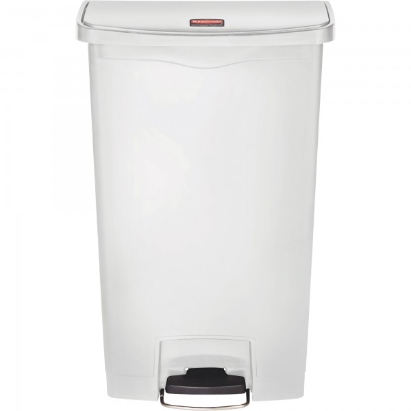 Rubbermaid Tretabfalleimer Slim Jim 1883559 Kunststoff 68l weiß