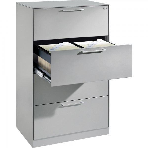 C+P Hängeregistraturschrank Asisto 146223412S10017 A4 2bahnig lgr/lgr