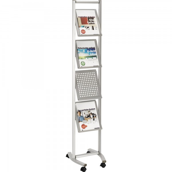 Franken Prospektregal PRO PS8104 4Ablagen