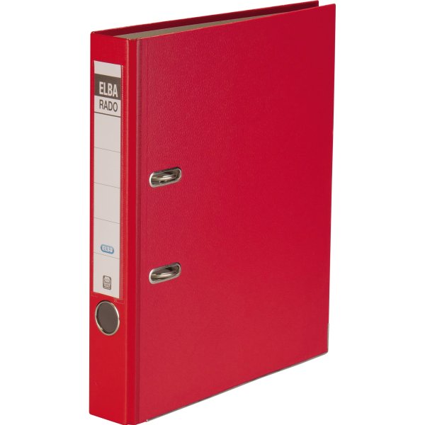 ELBA Ordner Rado brillant 100022609 schmal rot