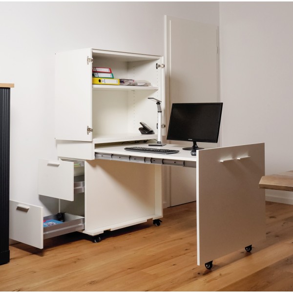 Home Office Arbeitsplatz H2 Masonic Eiche