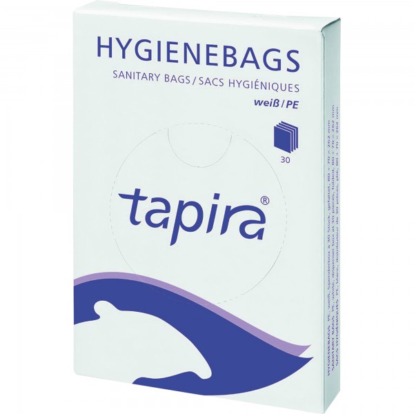 Hygienebeutel 26,2x7+8cm HDPE 30 St./Pack.