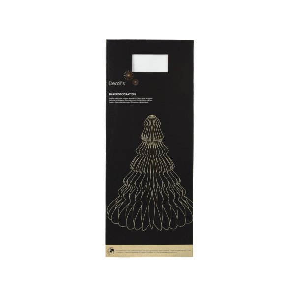 Everlands Weihnachtsbaum Papier 48x60cm ws