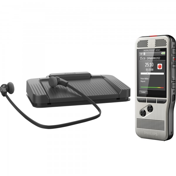 Philips Diktiergerät Digital Pocket Memo Starter Kit DPM6700/02