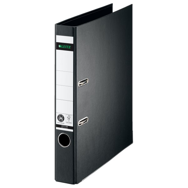 Leitz Ordner DIN A4 50mm Papier schwarz