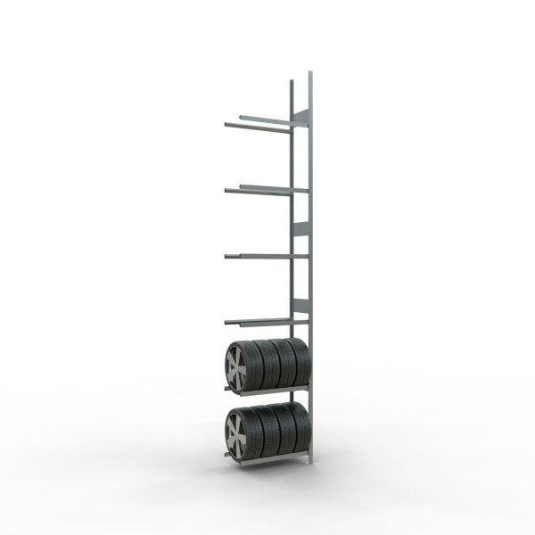 Schulte Anbau-Reifenregal 450x90x40cm