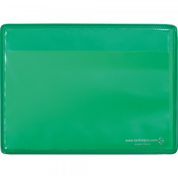 Tarifold Kennzeichnungshülle 166045 A4 quer PVC gn 10 St./Pack.